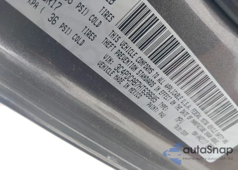 2017 Dodge Journey Se из США, поврежденный, VIN 3C4PDCAB7HT638605